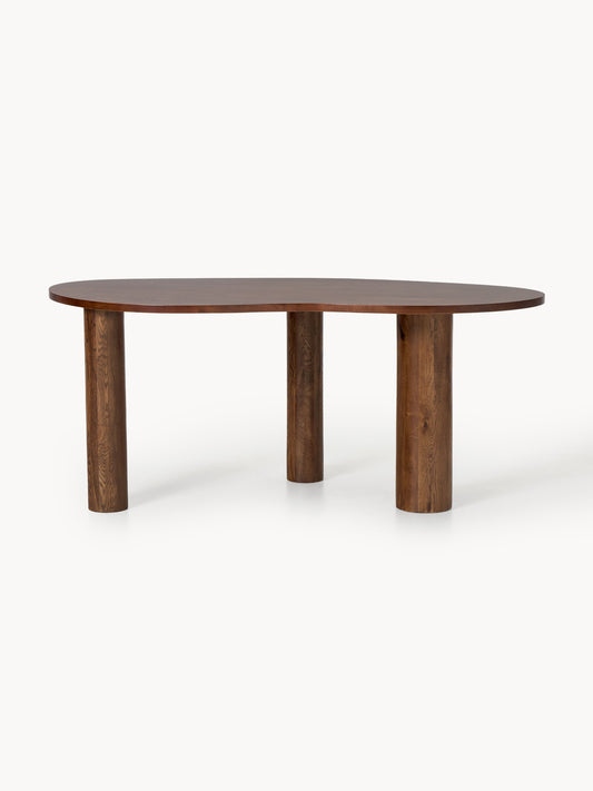 Narvalde Dining Table in Oak with Organic Shape, in Various Sizes