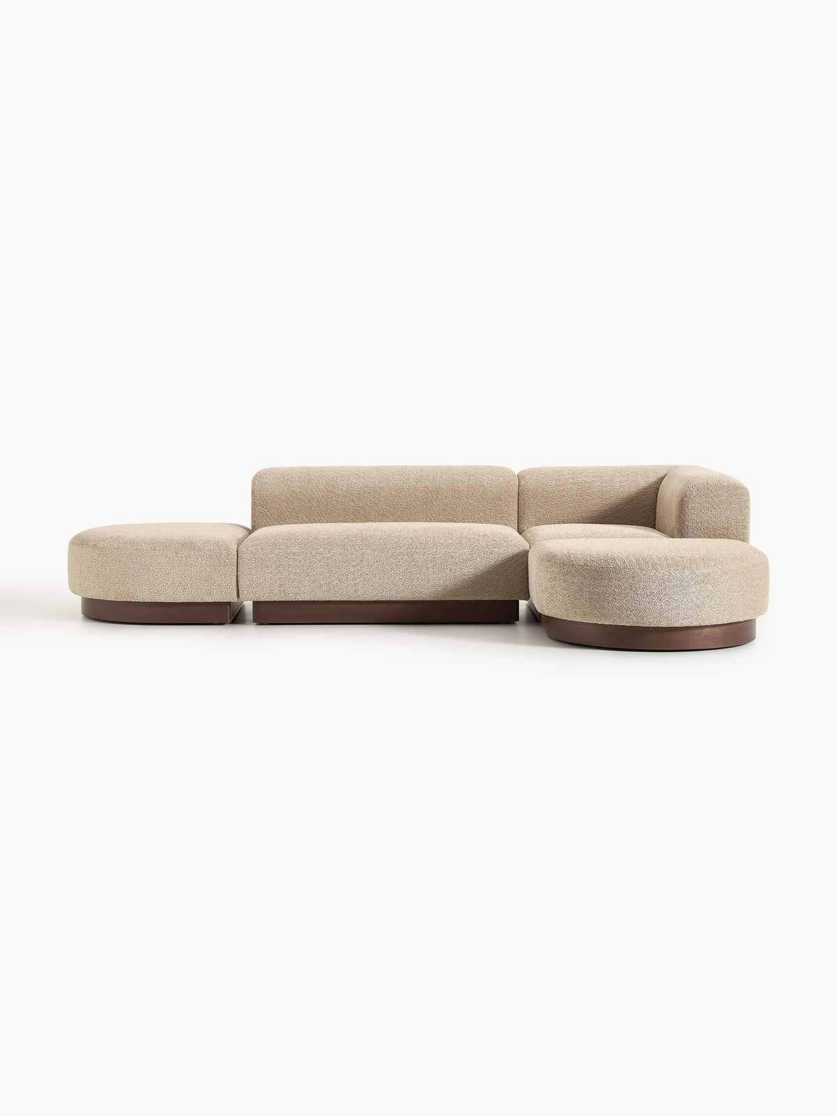 Natlivon Modular Teddy Bouclé Corner Sofa