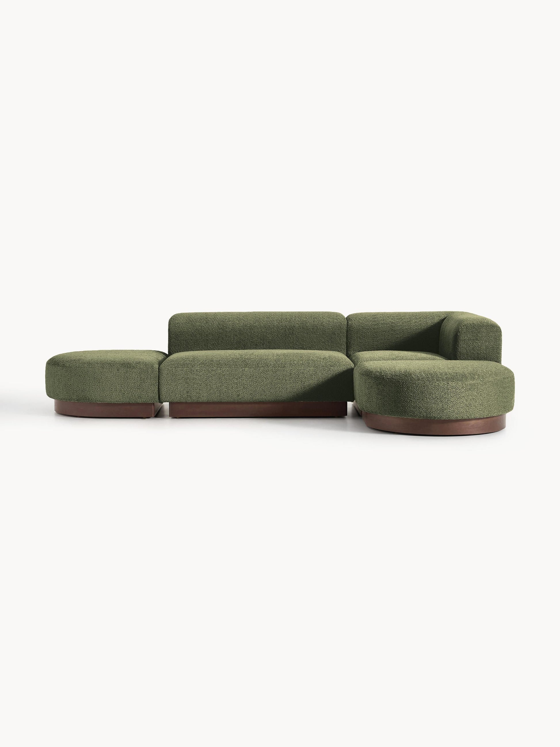 Natlivon Modular Teddy Bouclé Corner Sofa