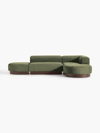 Natlivon Modular Teddy Bouclé Corner Sofa