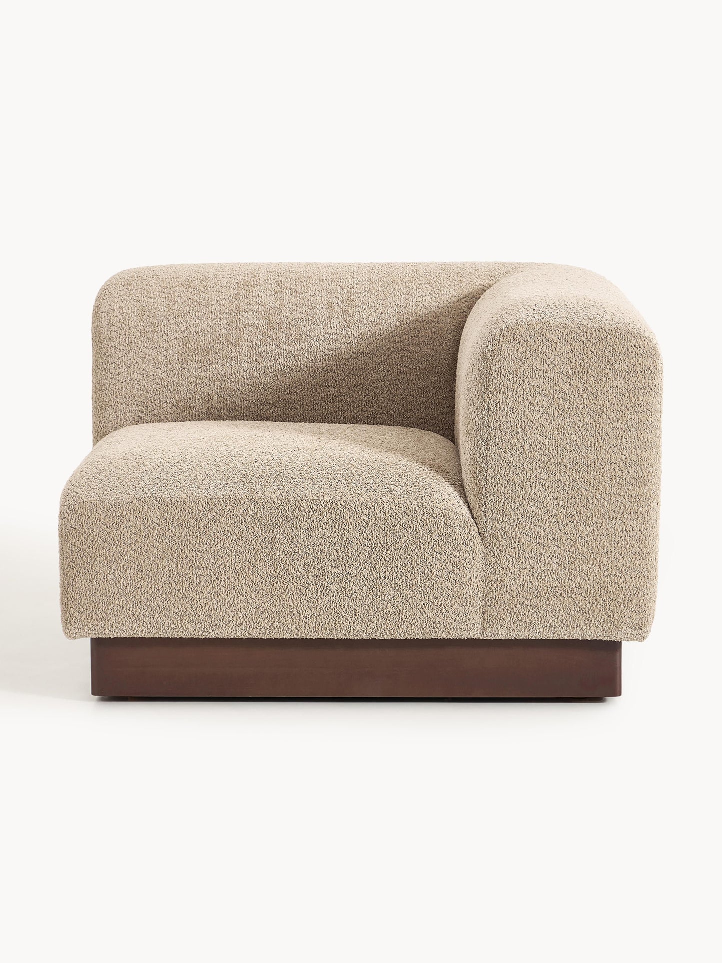Natlivon Teddy Bouclé Corner Module