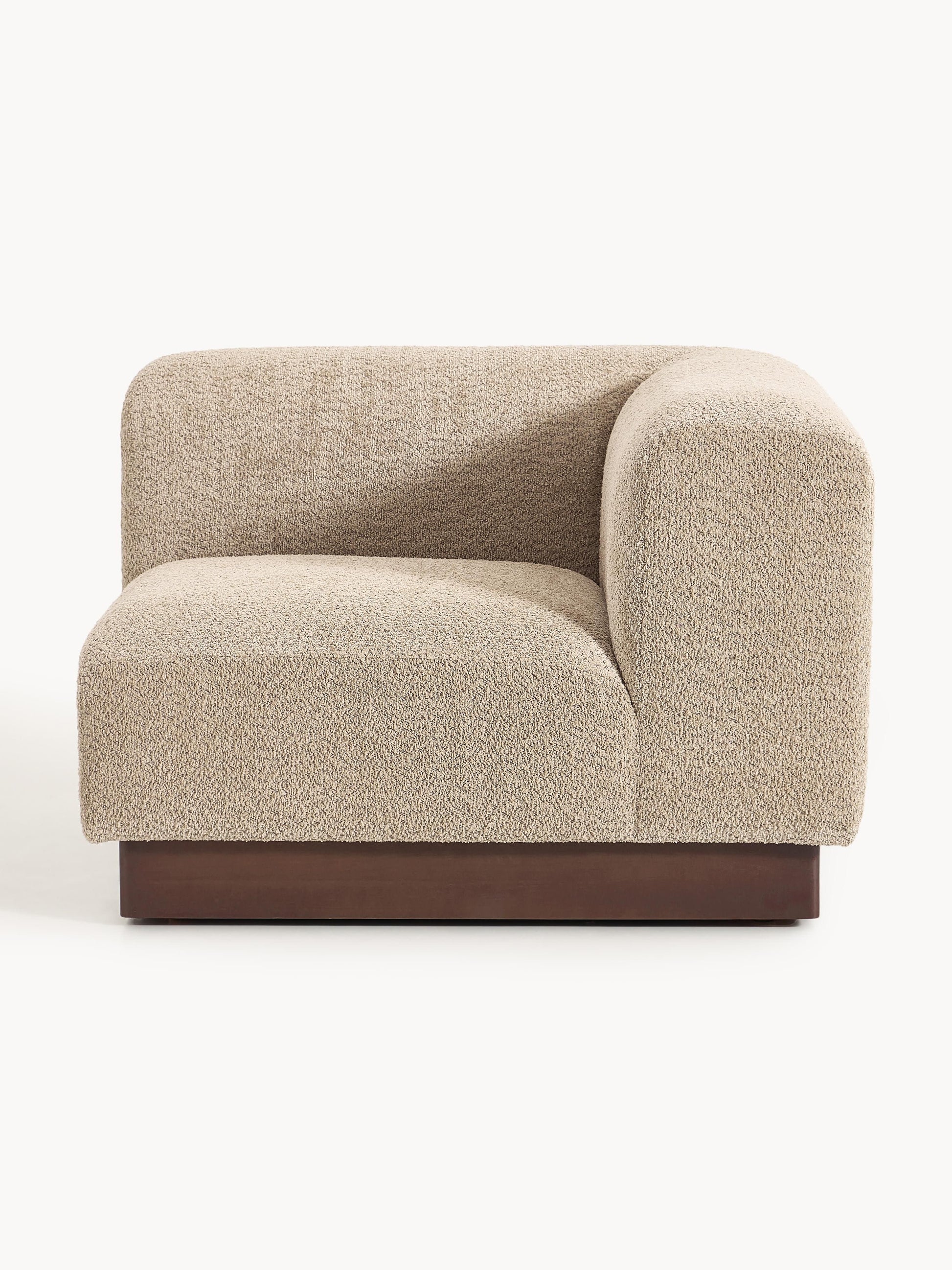 Natlivon Teddy Bouclé Corner Module