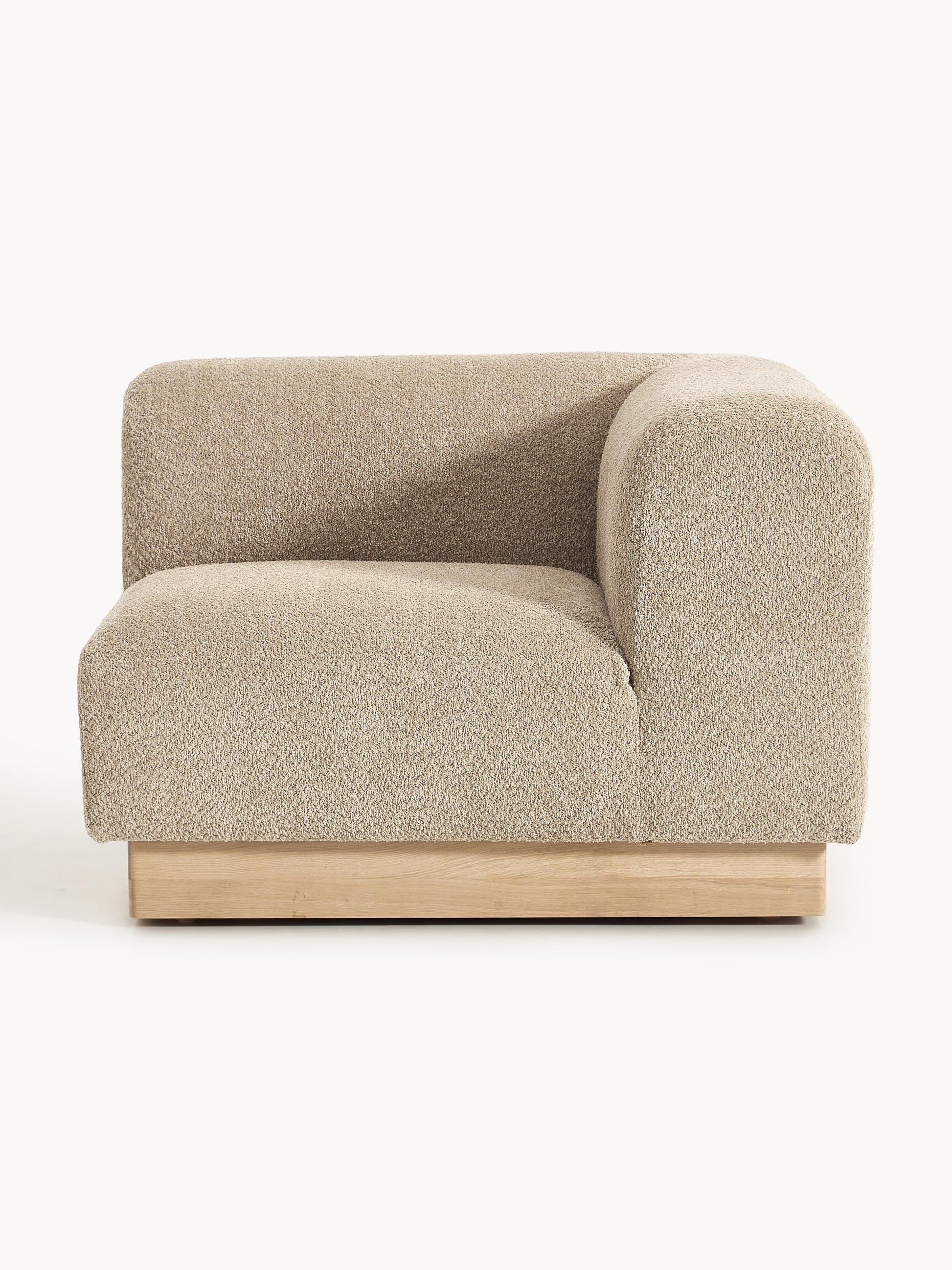 Natlivon Teddy Bouclé Corner Module