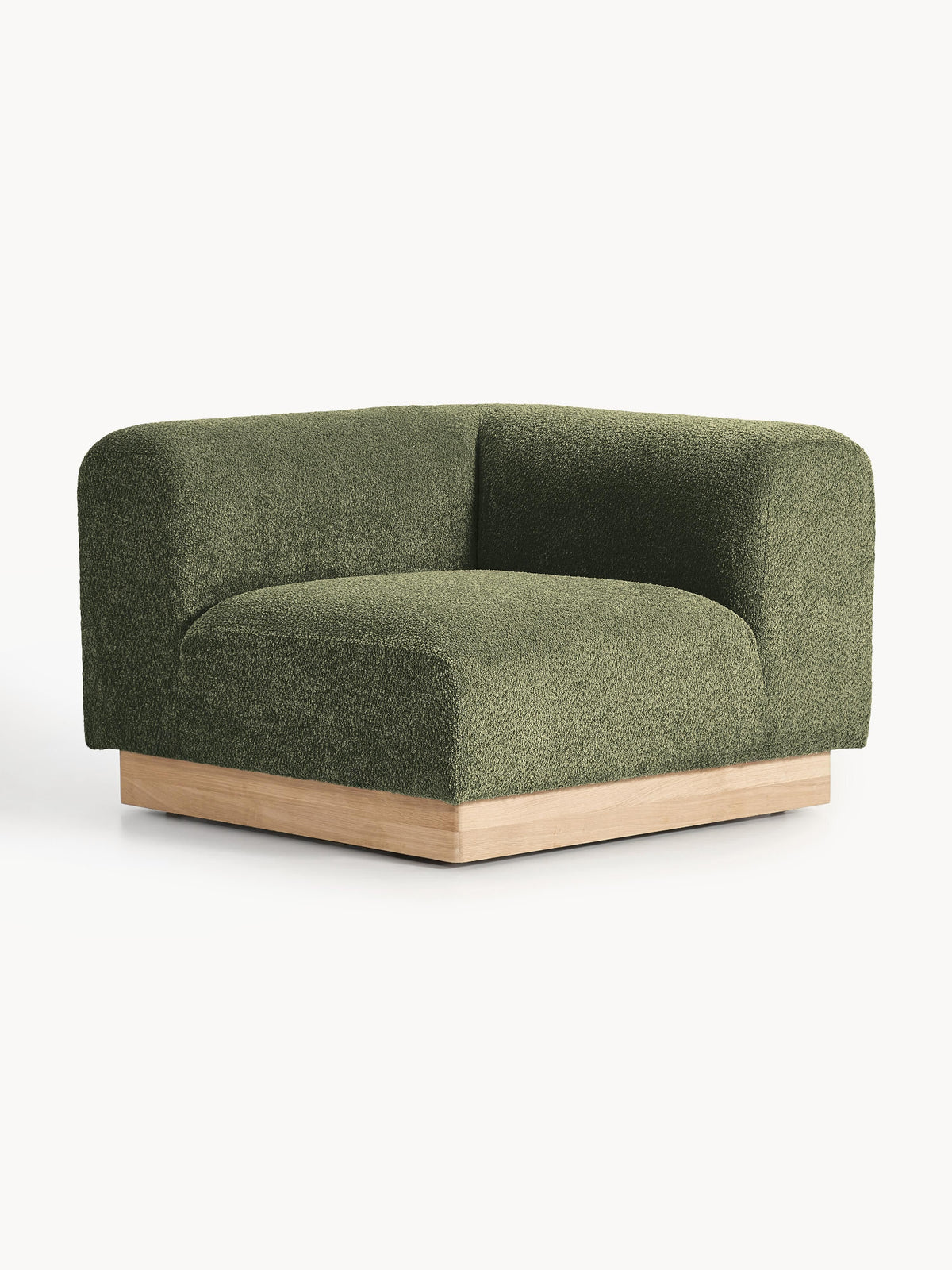 Natlivon Teddy Bouclé Corner Module