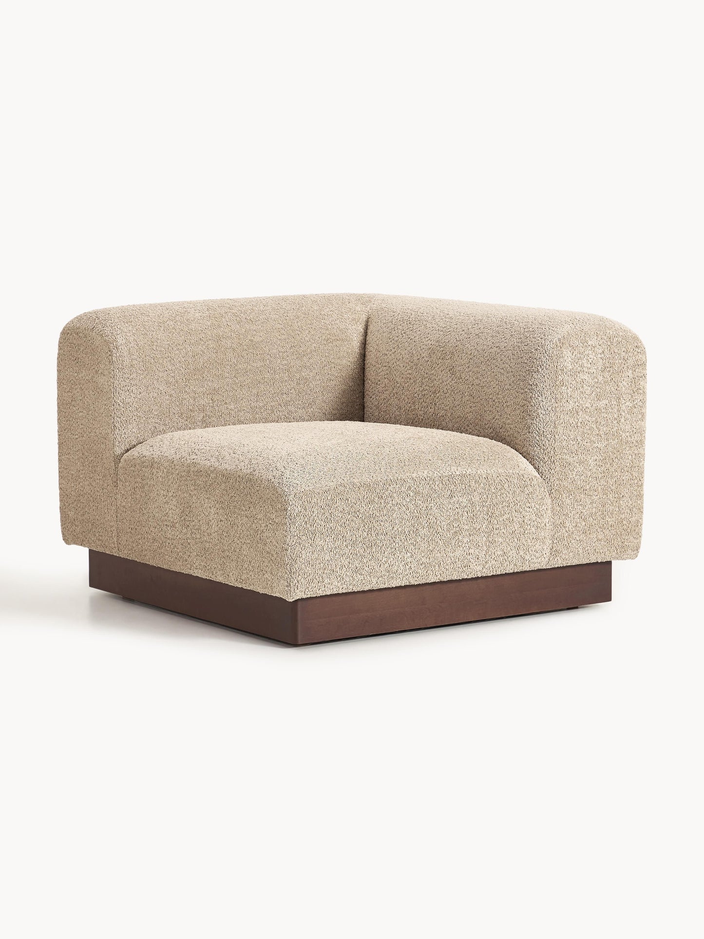 Natlivon Teddy Bouclé Corner Module