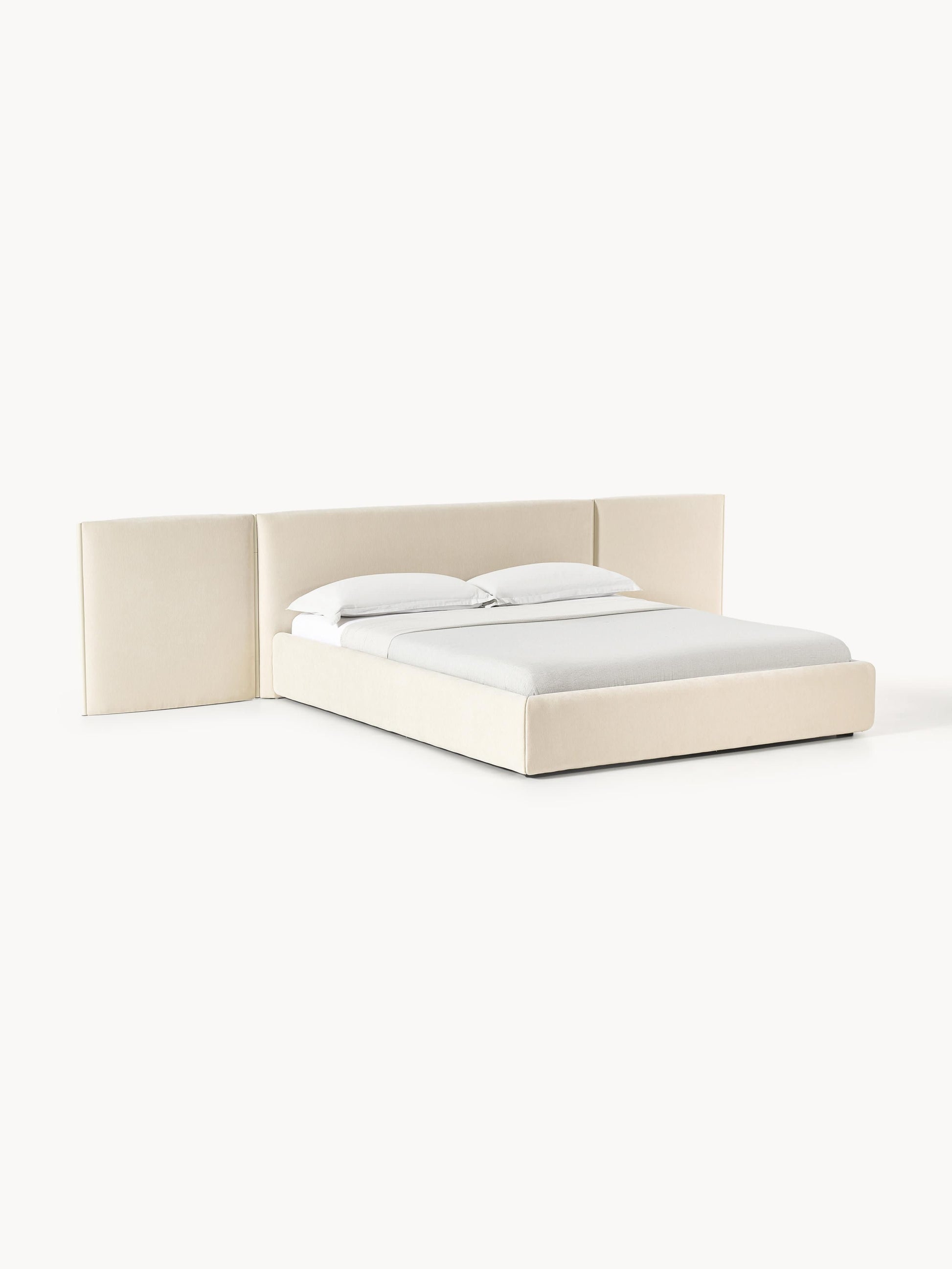 Otvenn Upholstered Bed with Folding Headboard