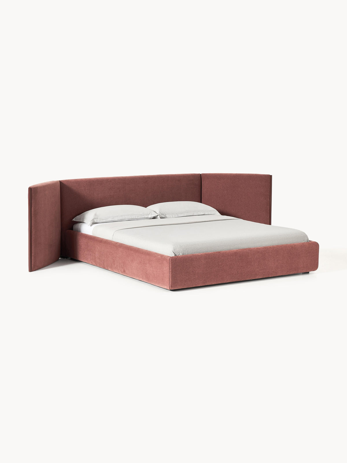 Otvenn Upholstered Bed with Folding Headboard