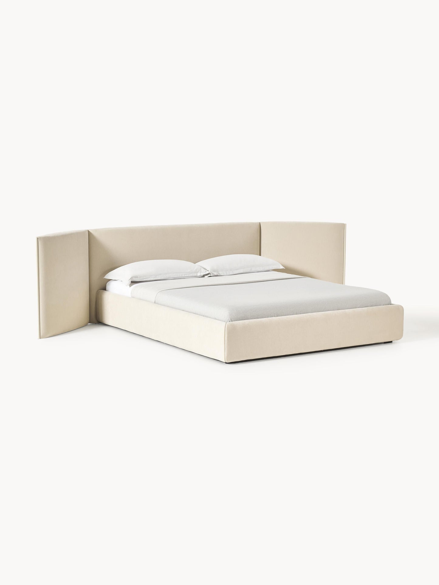 Otvenn Upholstered Bed with Folding Headboard