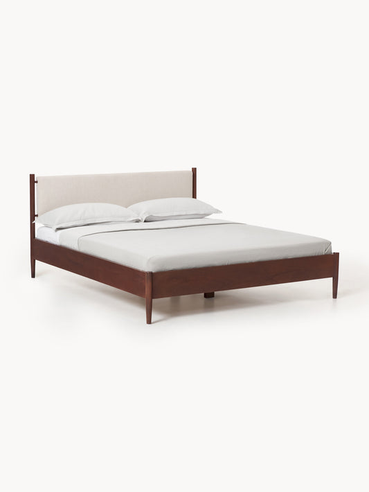 Paulmier Mango Wood Bed