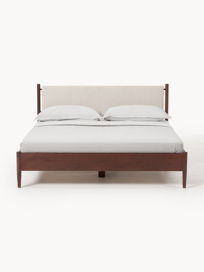 Paulmier Mango Wood Bed