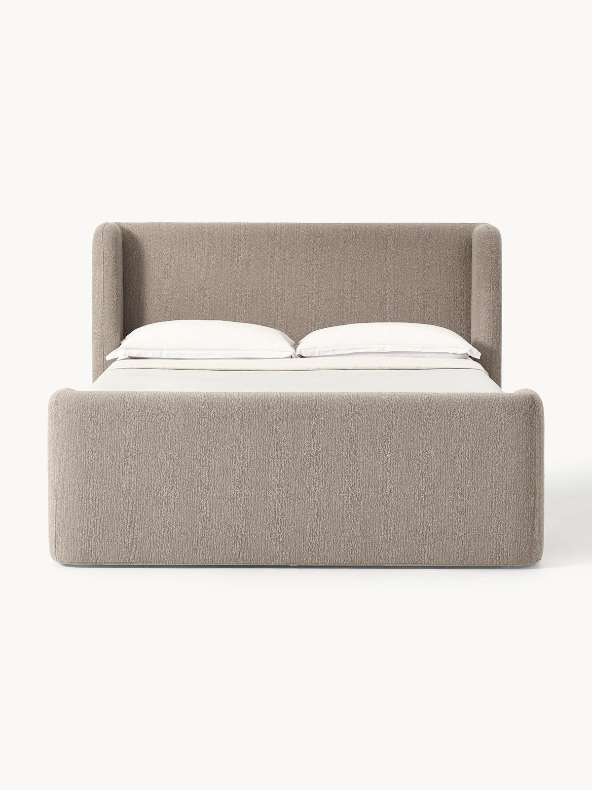 Perlomar Bouclé Box Spring Bed
