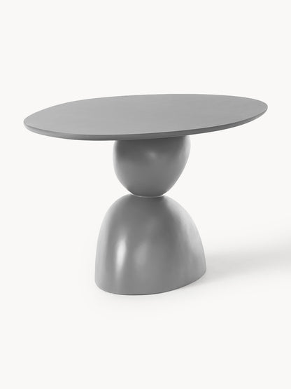 Sahrviel Oval Dining Table with Organic Design, 180 x 90 cm