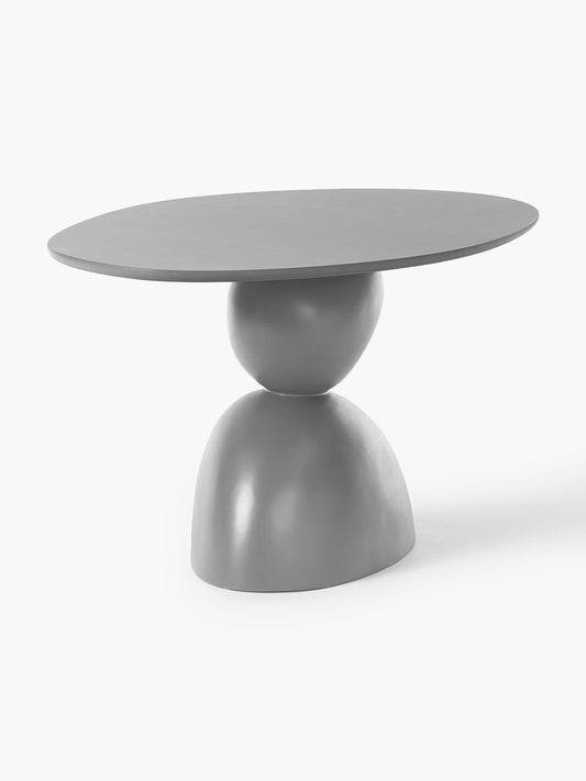 Sahrviel Oval Dining Table with Organic Design, 180 x 90 cm