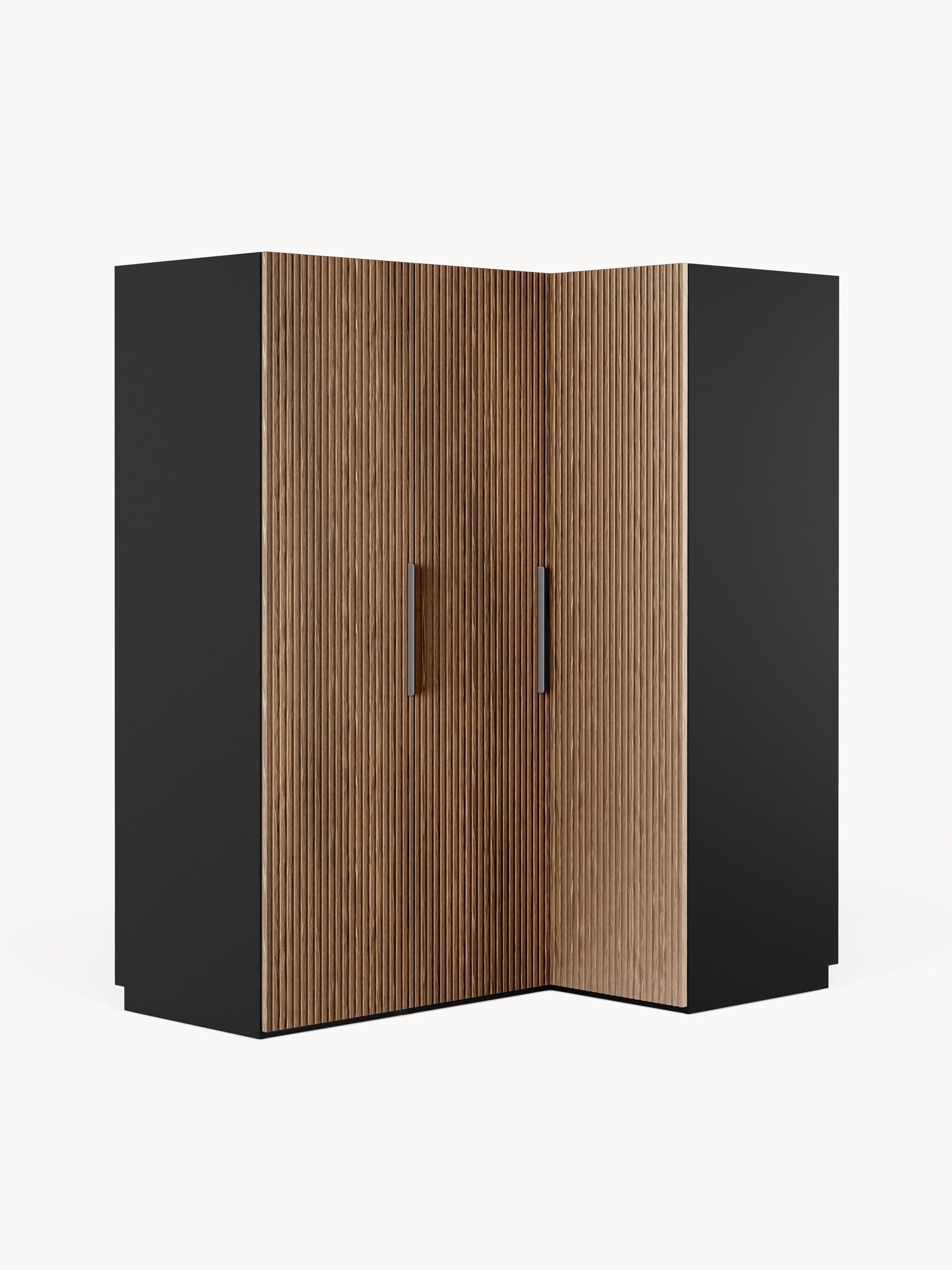 Simorel Modular Corner Wardrobe, 165 cm Wide, in Various Sizes