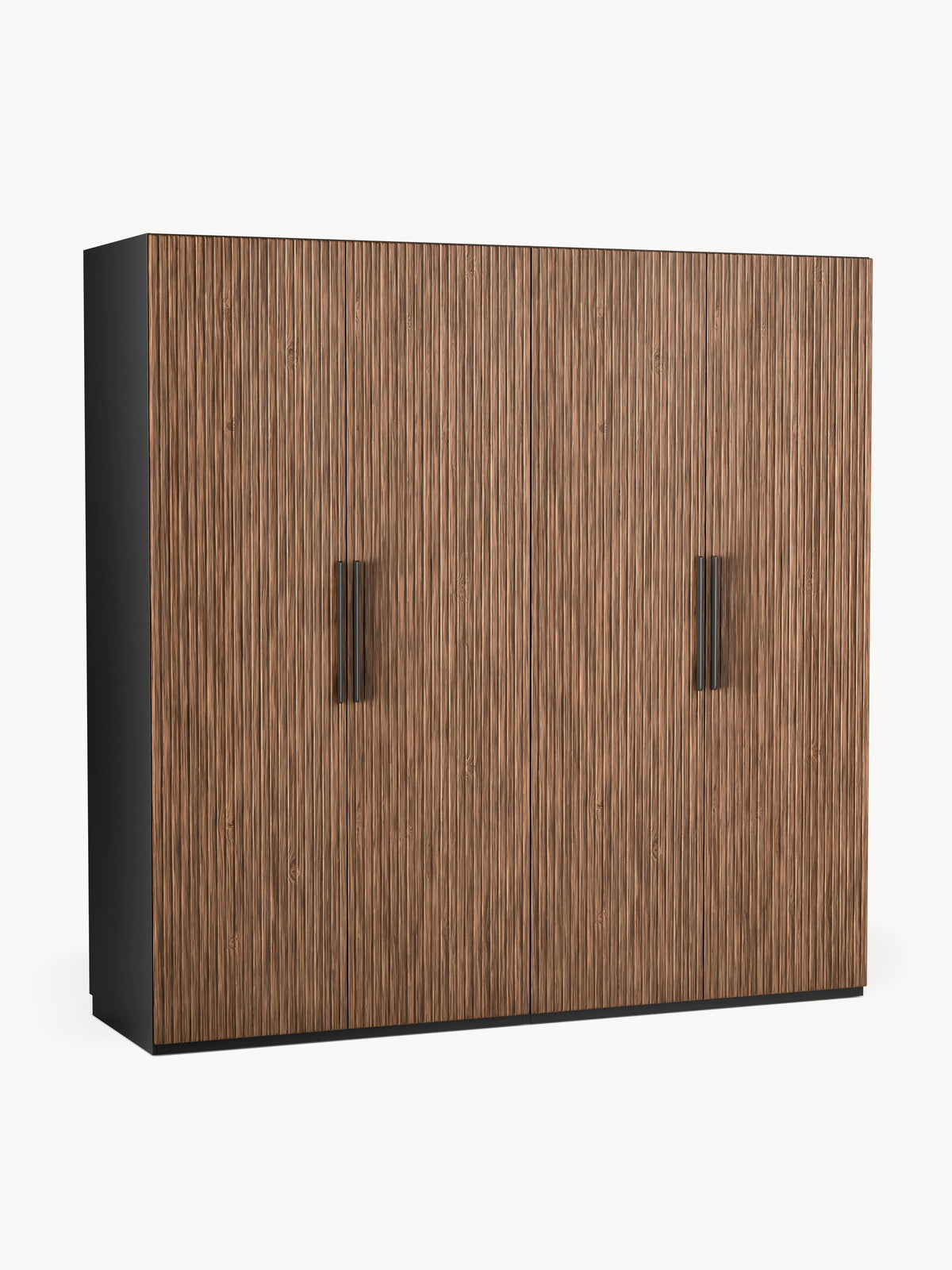 Simorel Modular Hinged-Door Wardrobe, 200 cm Wide, in Various Sizes