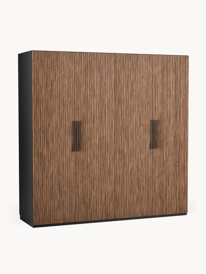 Simorel Modular Hinged-Door Wardrobe, 200 cm Wide, in Various Sizes