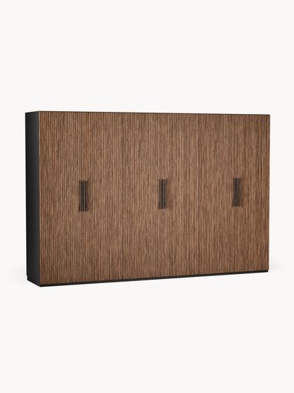 Simorel Modular Hinged-Door Wardrobe, 300 cm Wide, in Various Sizes
