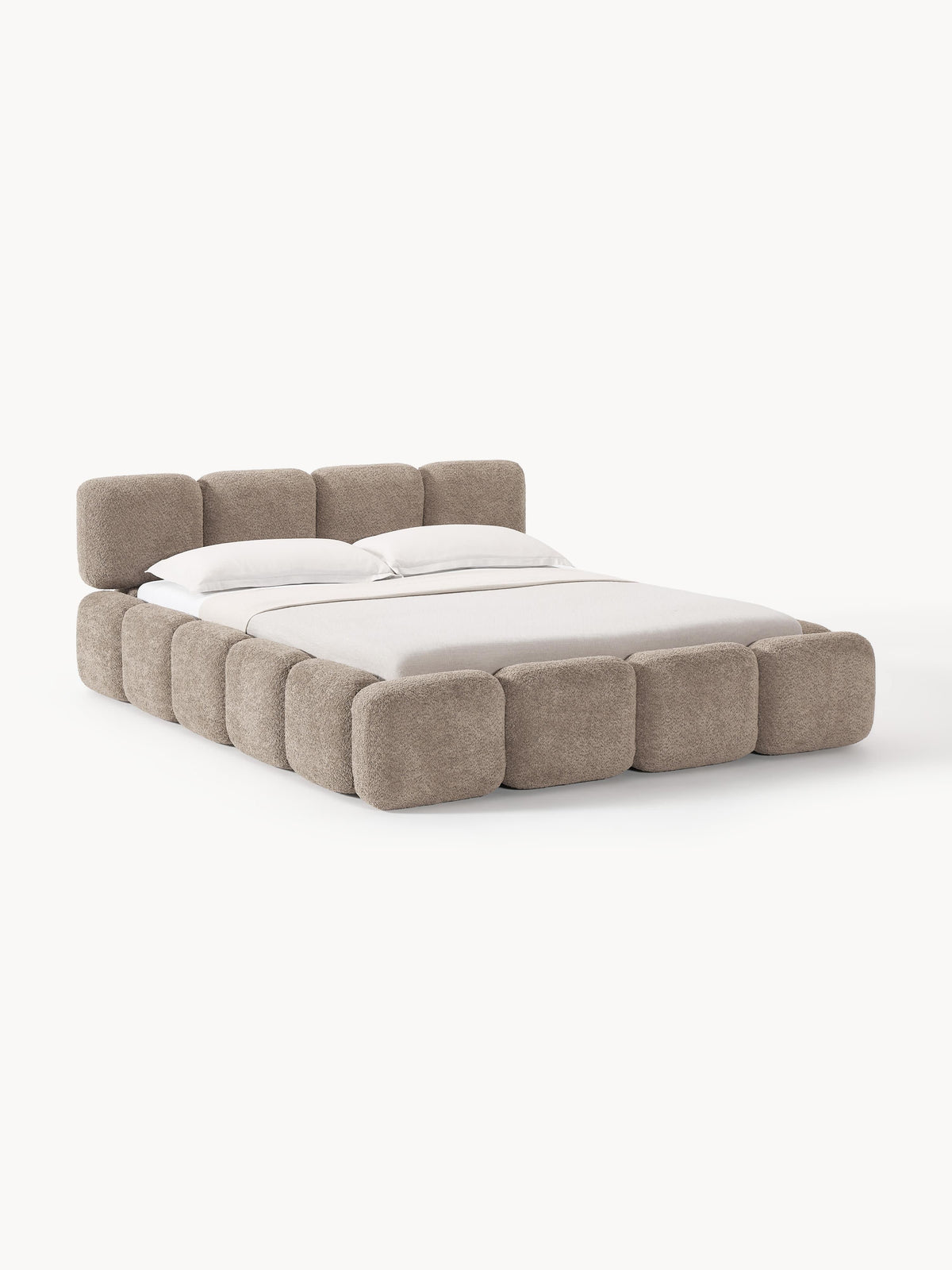 Taylbrig Teddy Bouclé Upholstered Bed