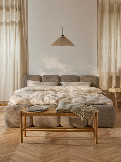 Taylbrig Teddy Bouclé Upholstered Bed