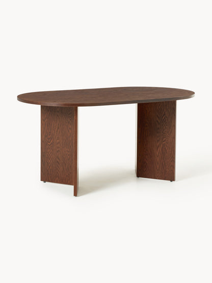 Tonquerre Wooden Oval Dining Table, in Various Sizes