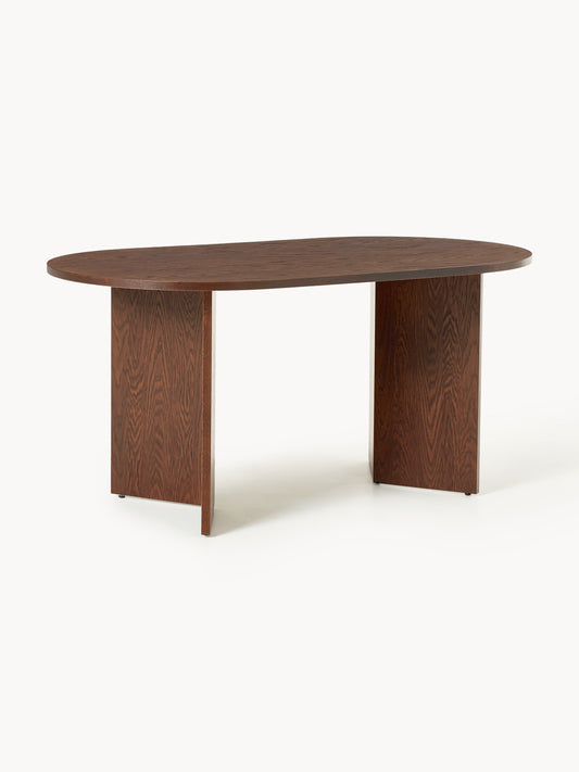Tonquerre Wooden Oval Dining Table, in Various Sizes