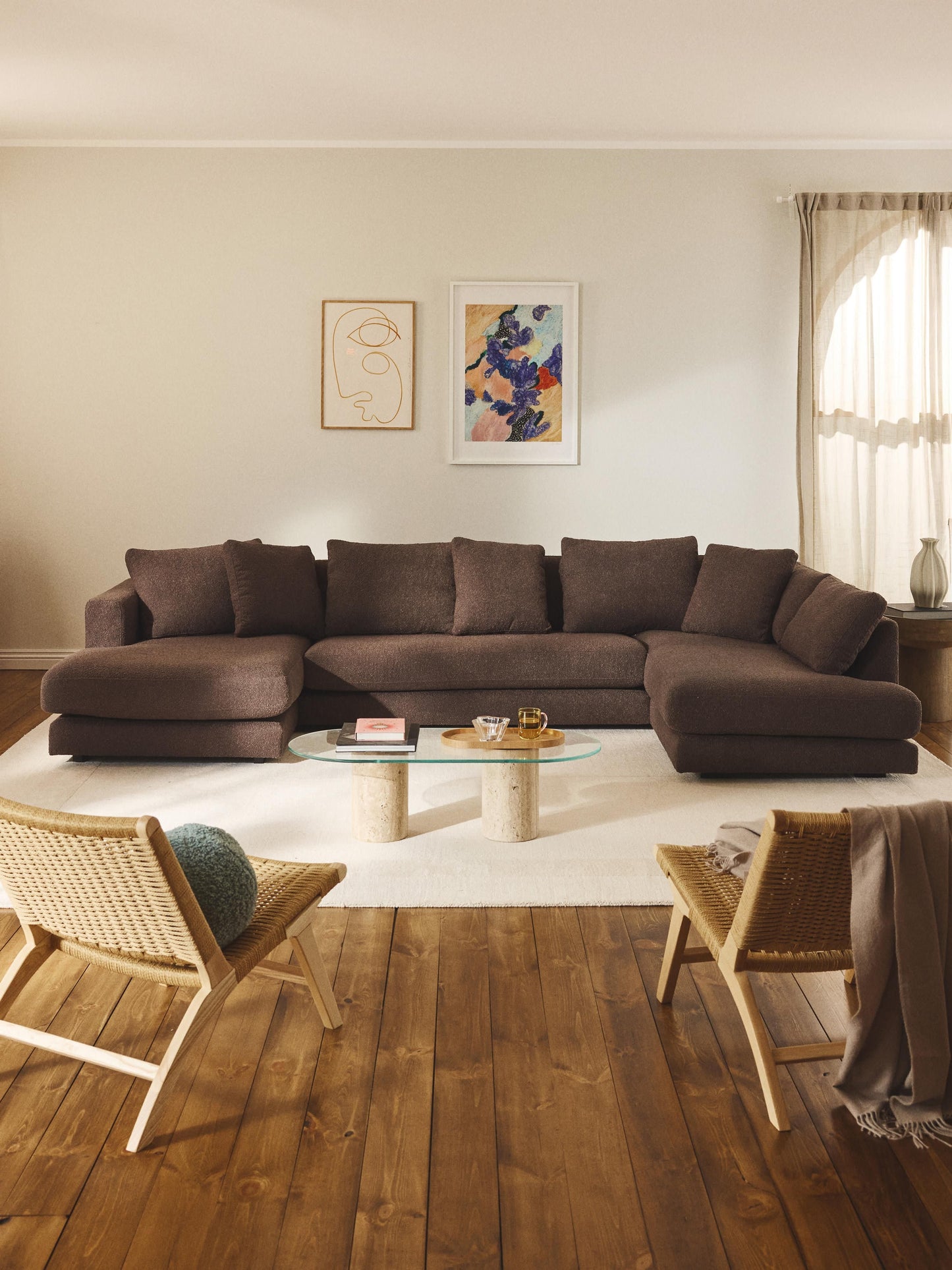 Tribeleau XL Sofa in Bouclé