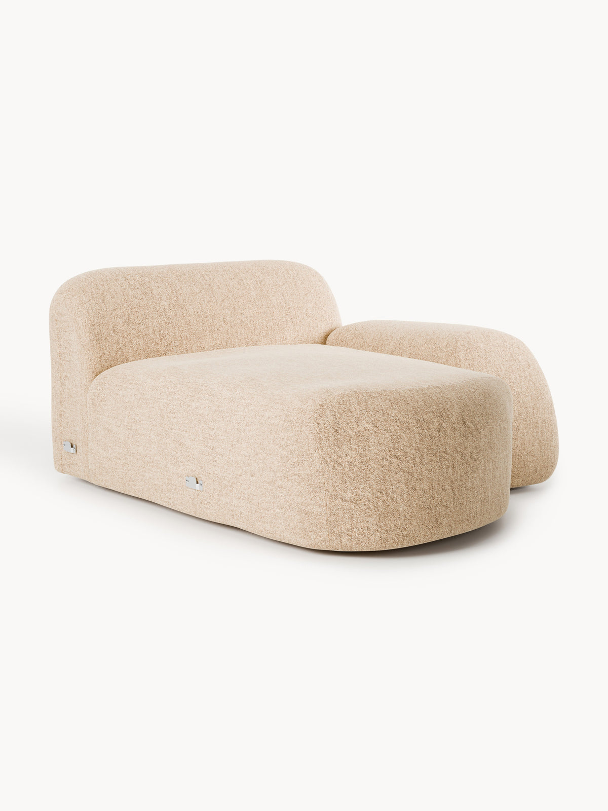 Wolskane Chaise Corner Module in Bouclé