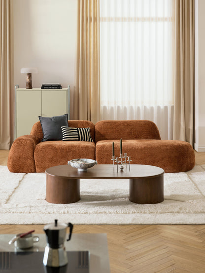 Wolskane Chaise in Teddy Bouclé