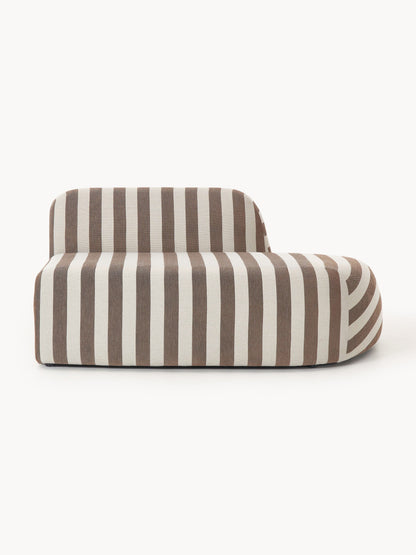 Wolskane Chaise Module, Striped