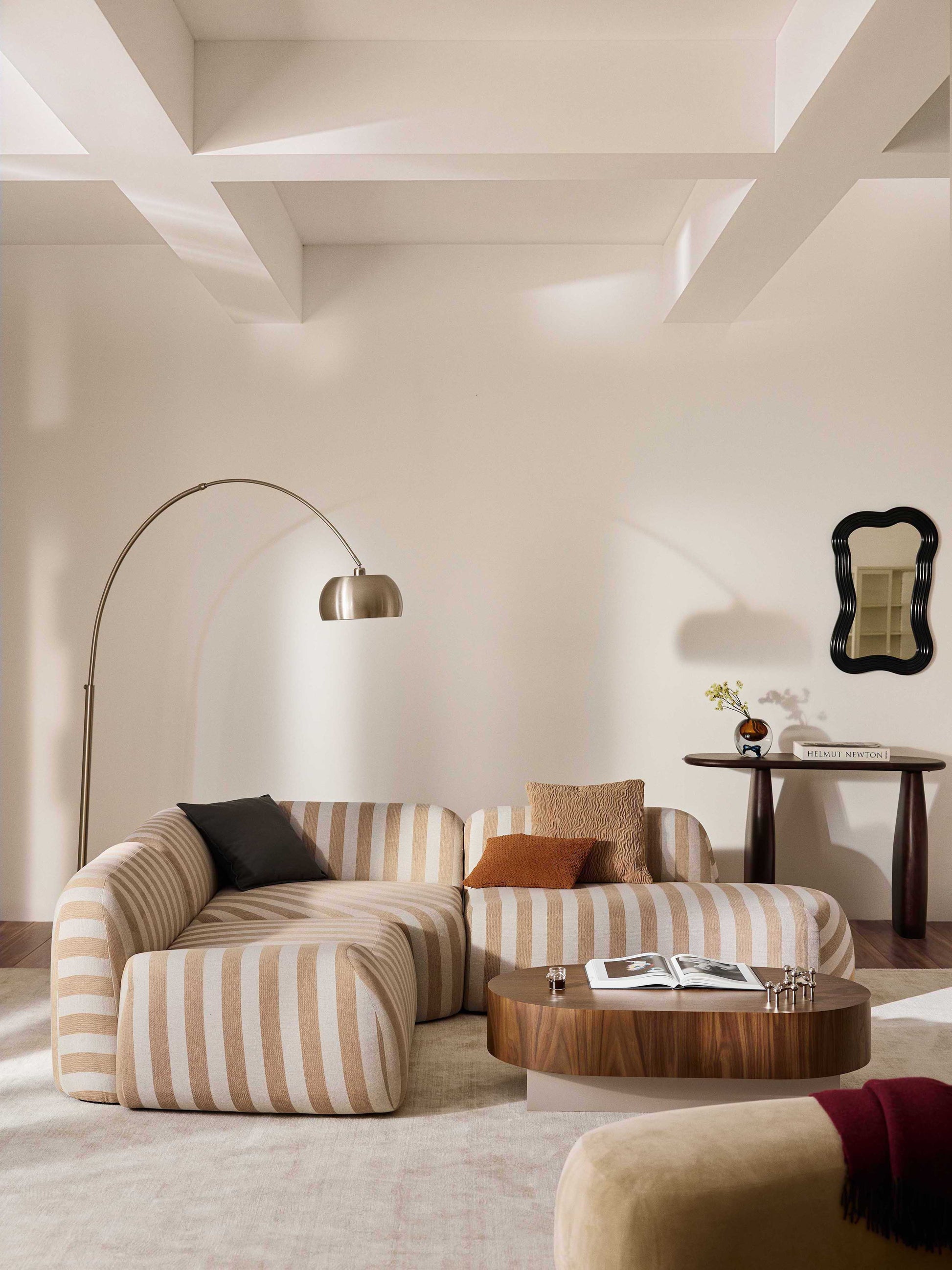 Wolskane Chaise Module, Striped