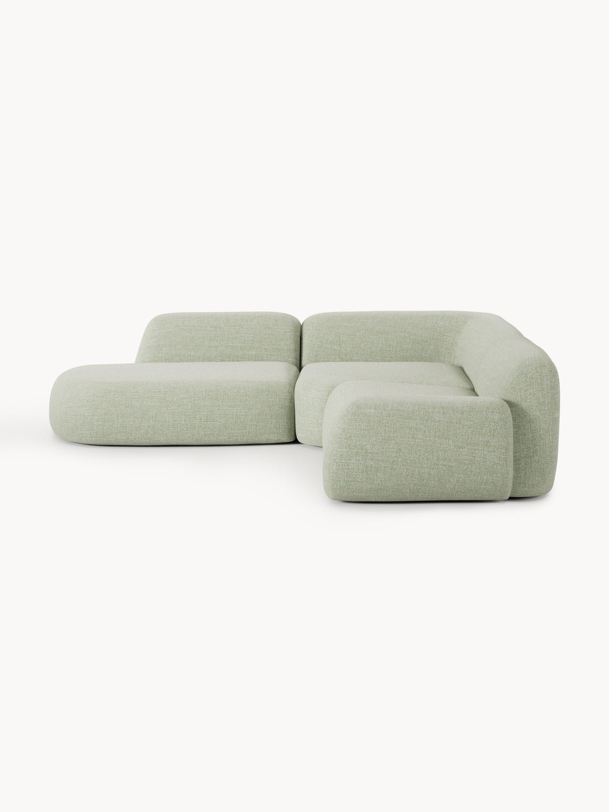 Wolskane Modular Bouclé Corner Sofa (4-Seater) with Chaise Longue