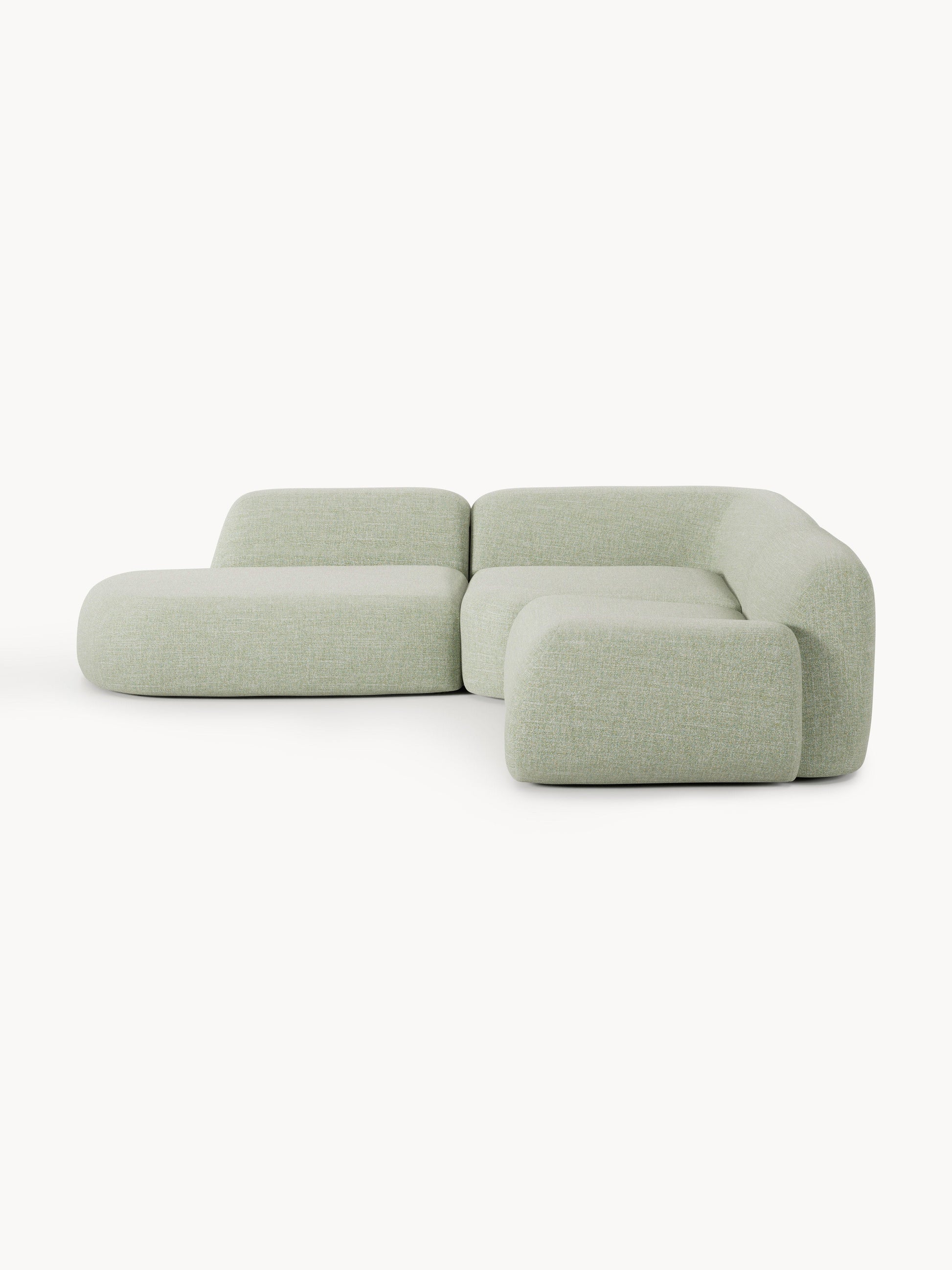 Wolskane Modular Bouclé Corner Sofa (4-Seater) with Chaise Longue