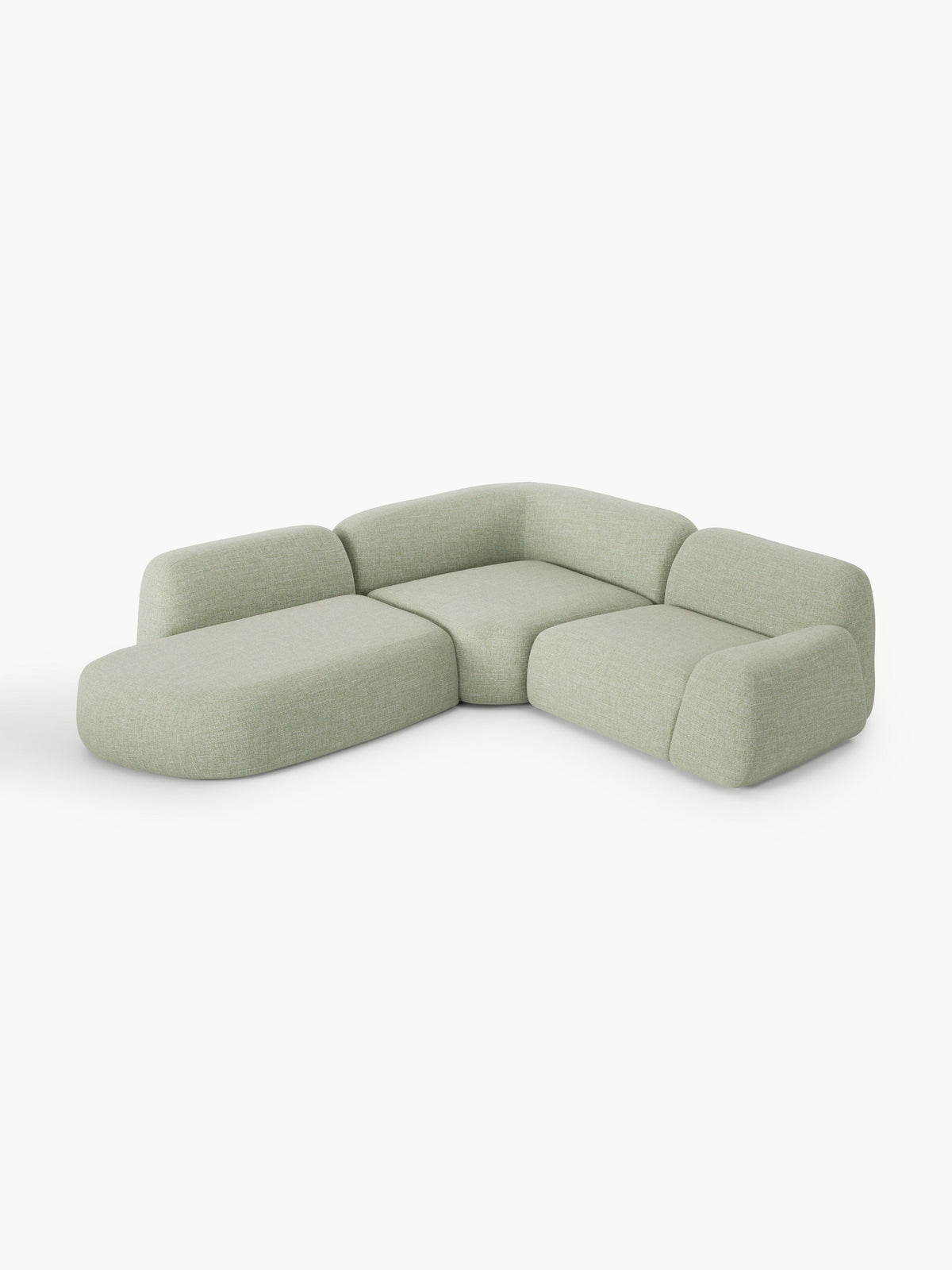 Wolskane Modular Bouclé Corner Sofa (4-Seater) with Chaise Longue