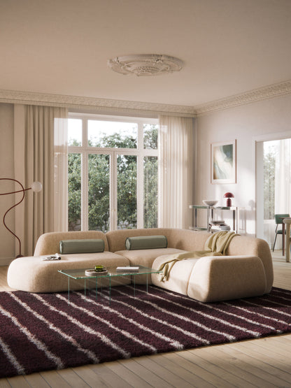 Wolskane Modular Bouclé Corner Sofa (4-Seater) with Chaise Longue