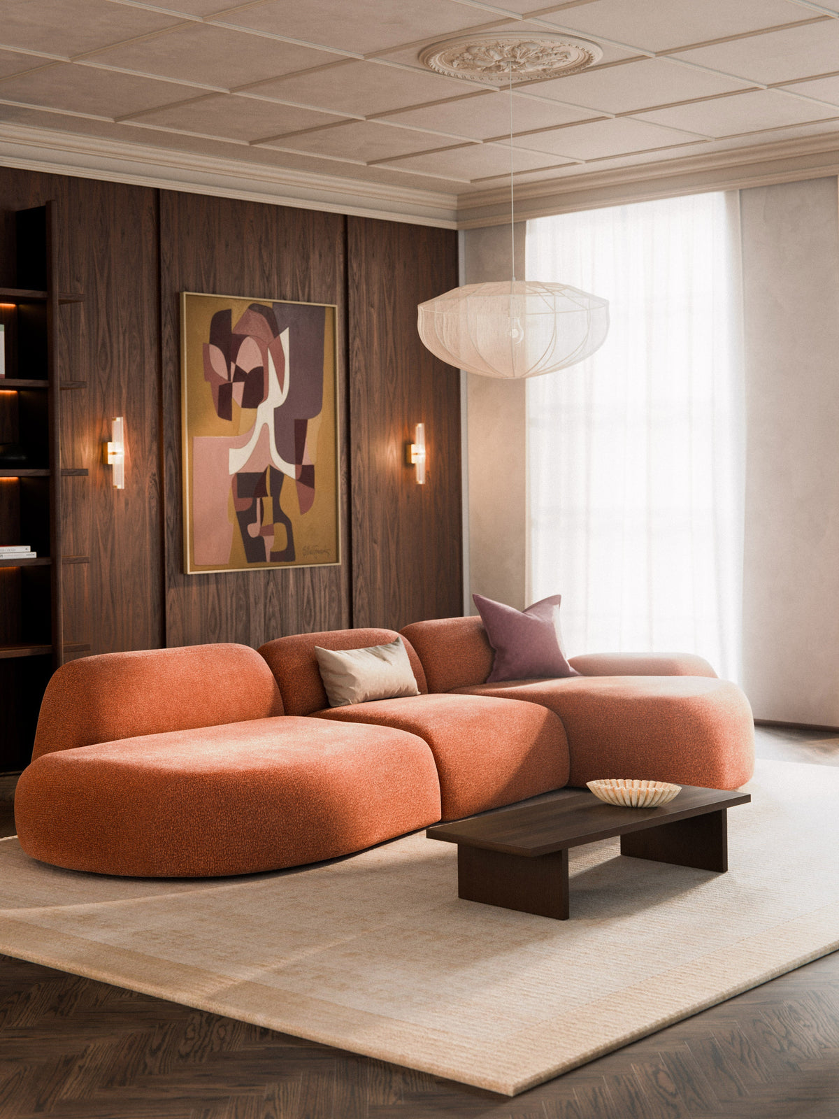 Wolskane Modular Corner Sofa (4-Seater) with Chaise Longue