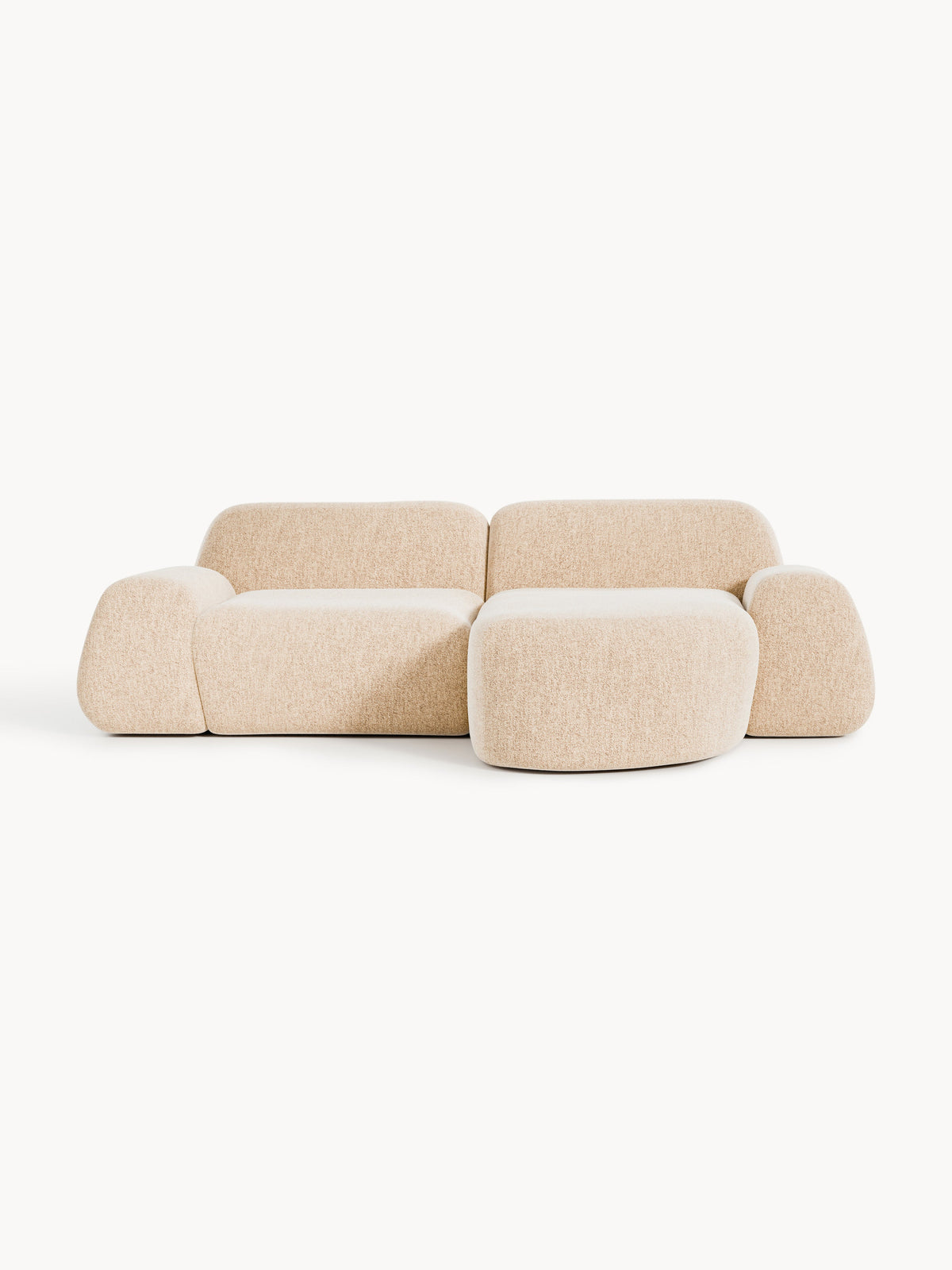 Wolskane Modular Corner Sofa, Bouclé, 3-Seater