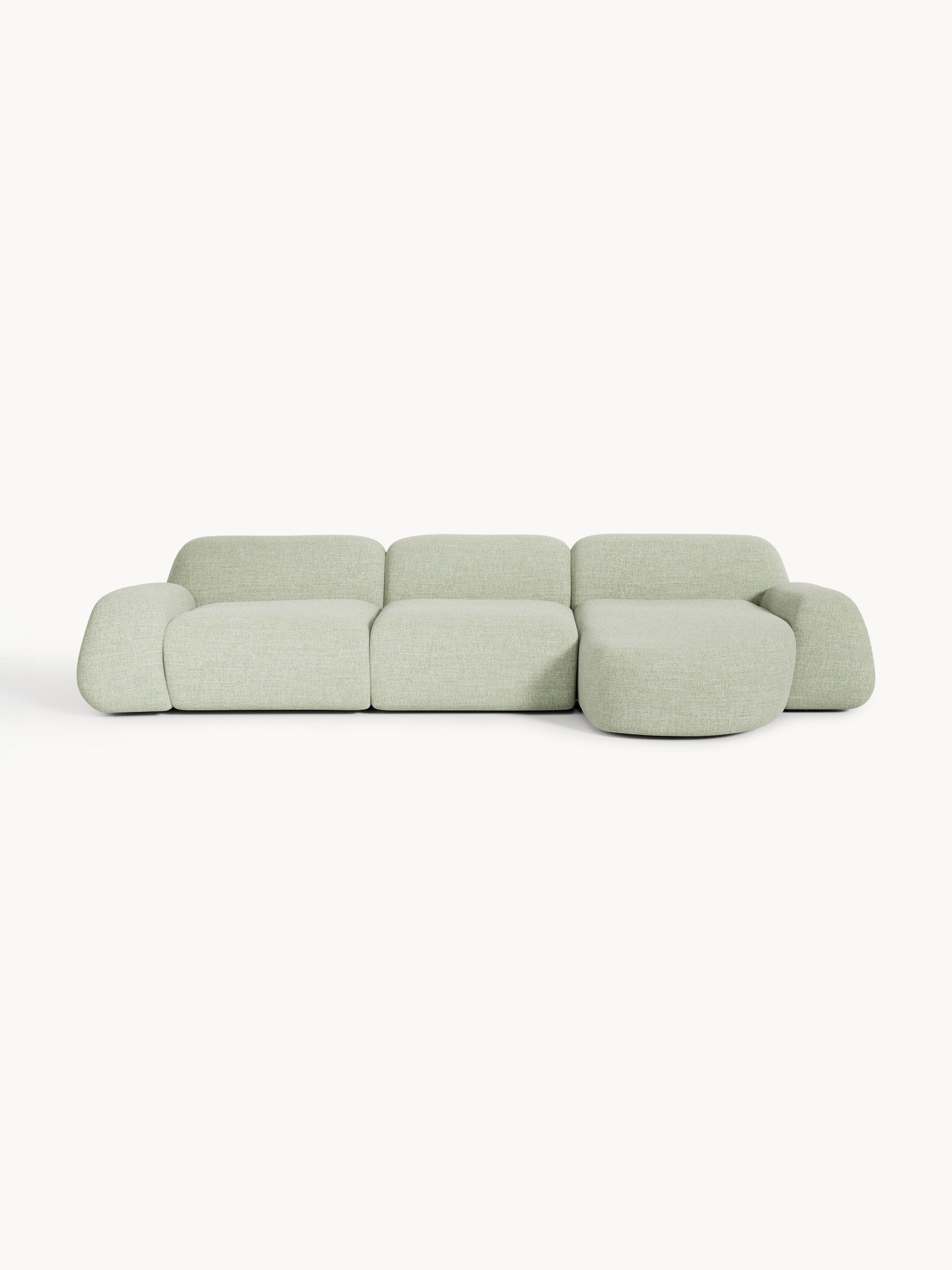 Wolskane Modular Corner Sofa in Bouclé, 4-Seater