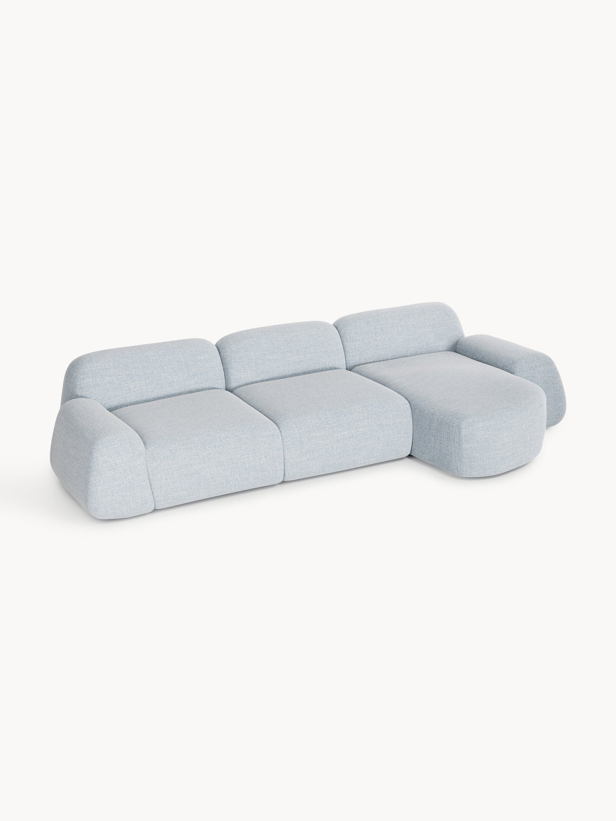 Wolskane Modular Corner Sofa in Bouclé, 4-Seater