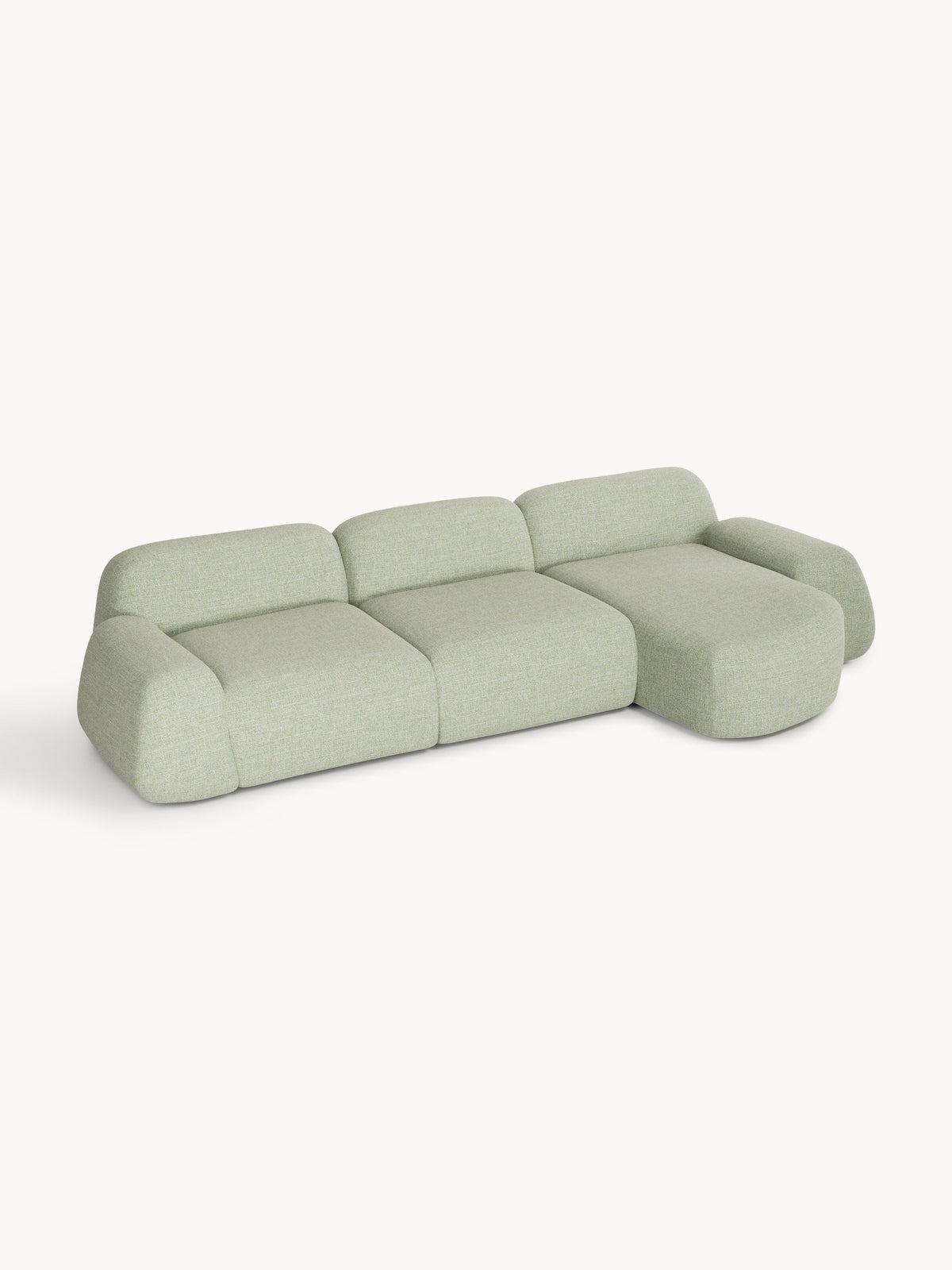 Wolskane Modular Corner Sofa in Bouclé, 4-Seater