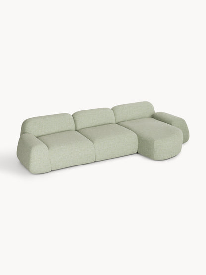 Wolskane Modular Corner Sofa in Bouclé, 4-Seater