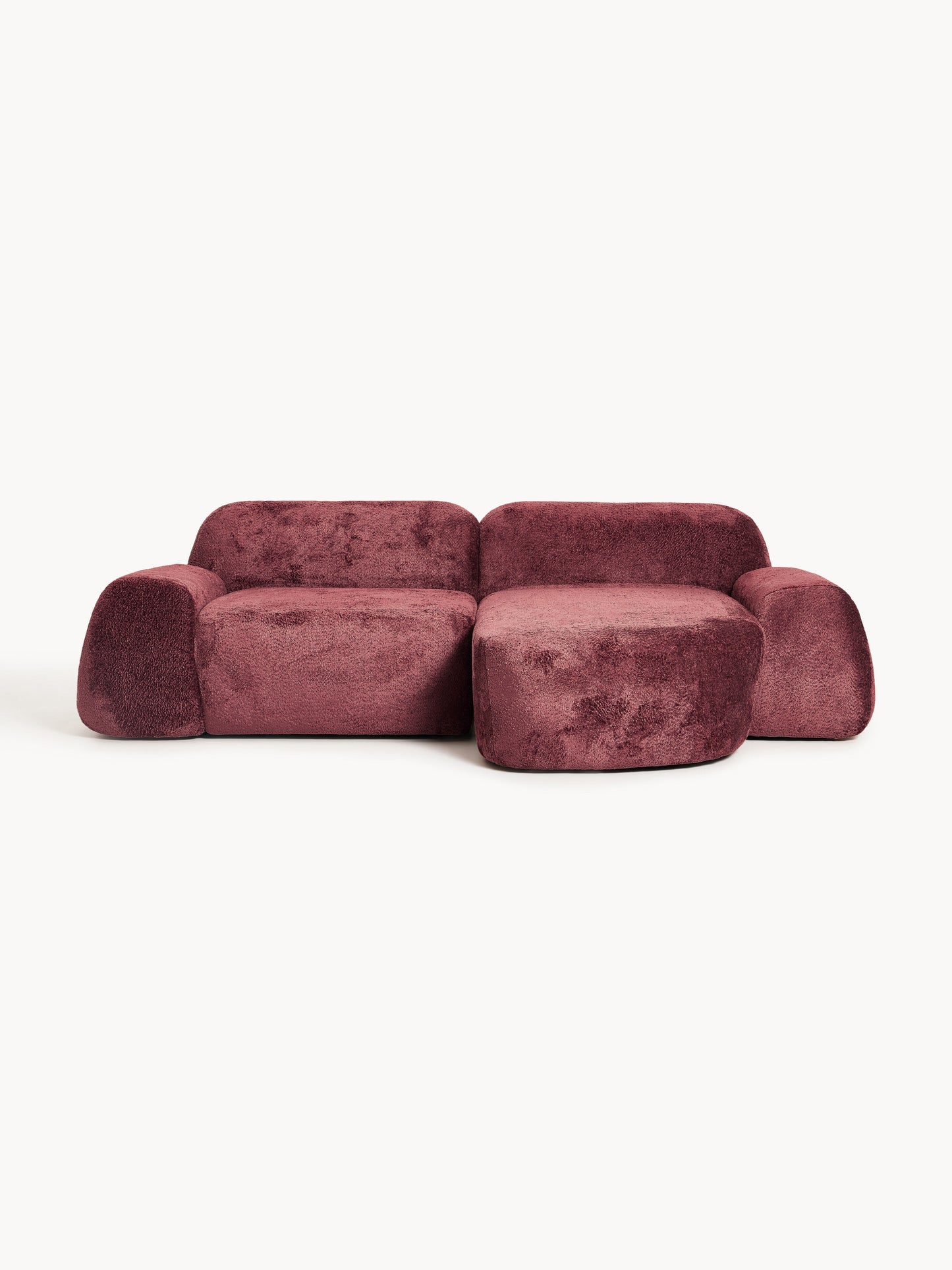 Wolskane Modular Corner Sofa in Teddy Bouclé, 3-Seater