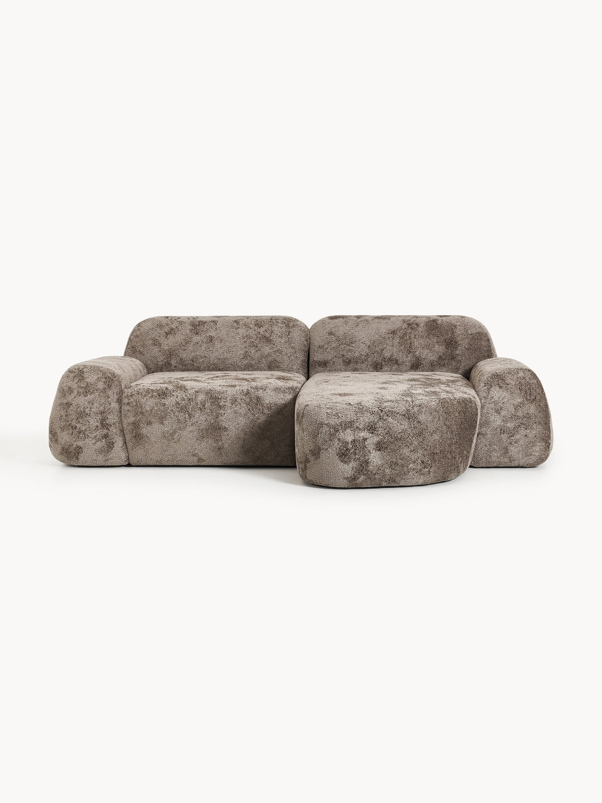 Wolskane Modular Corner Sofa in Teddy Bouclé, 3-Seater