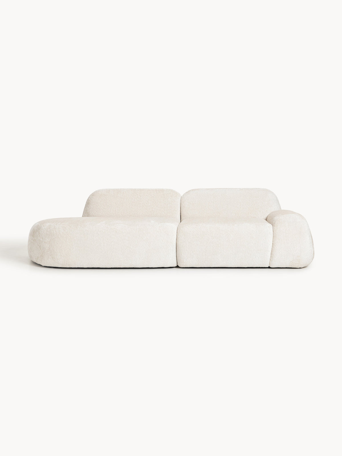 Wolskane Modular Teddy Bouclé Chaise (3-Seater)