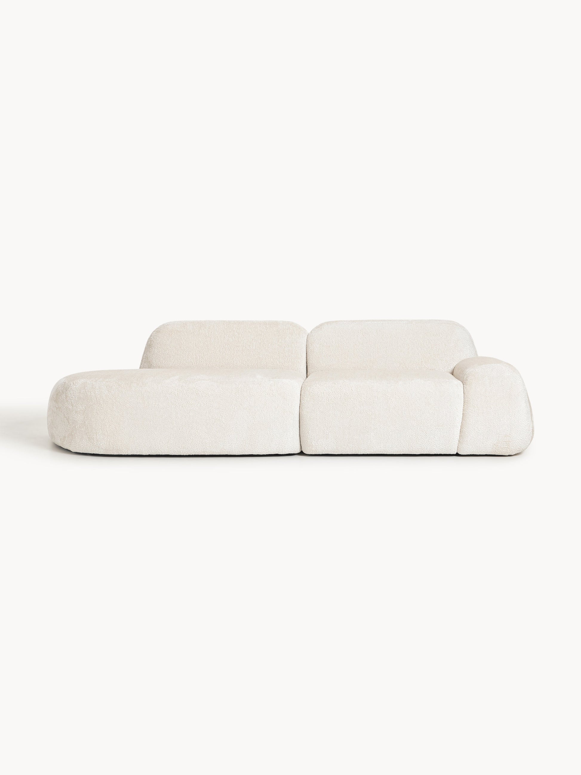 Wolskane Modular Teddy Bouclé Chaise (3-Seater)