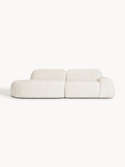 Wolskane Modular Teddy Bouclé Chaise (3-Seater)
