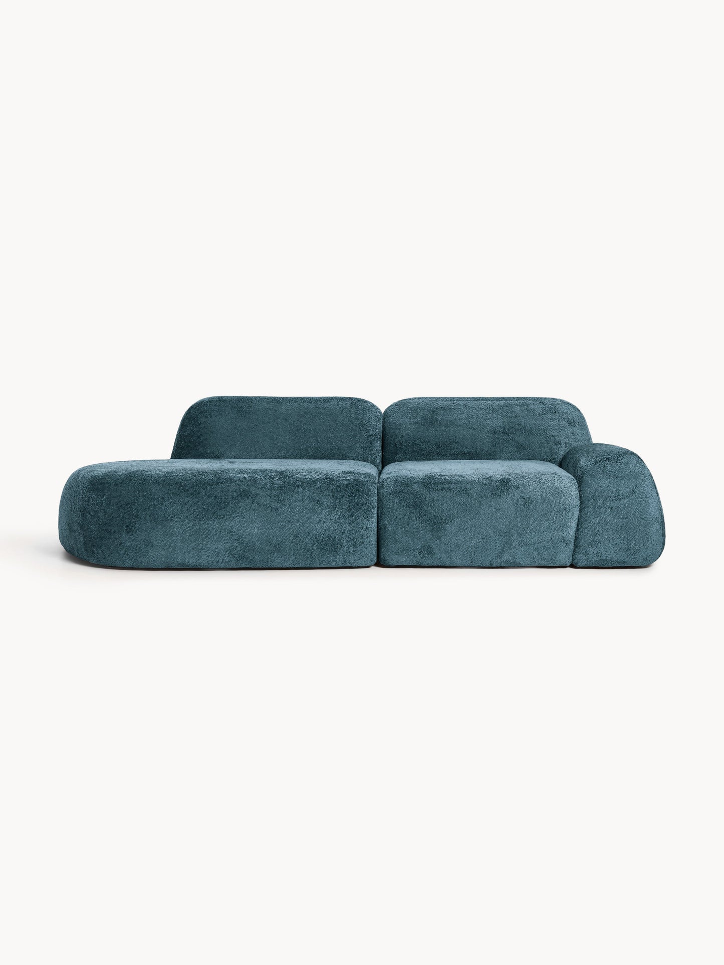 Wolskane Modular Teddy Bouclé Chaise (3-Seater)