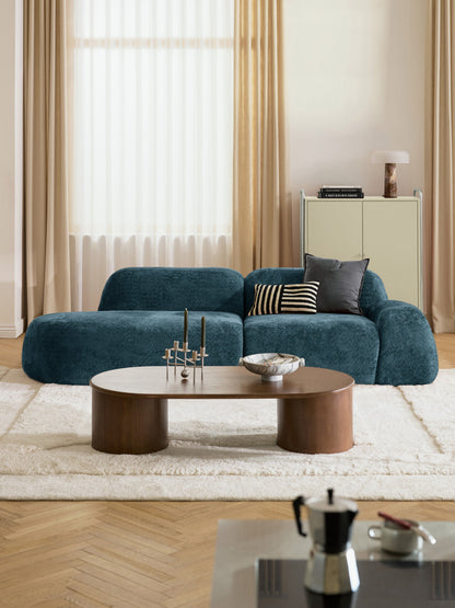 Wolskane Modular Teddy Bouclé Chaise (3-Seater)