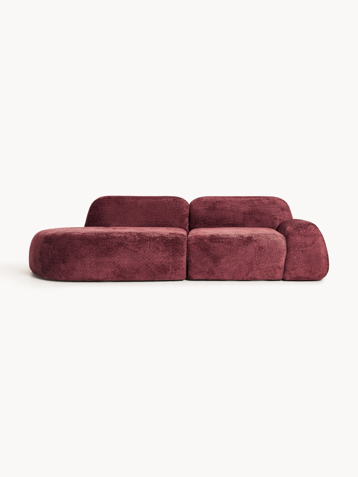 Wolskane Modular Teddy Bouclé Chaise (3-Seater)
