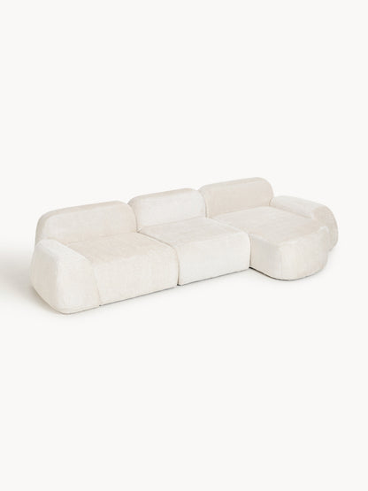 Wolskane Modular Teddy Bouclé Corner Sofa (4-Seater)