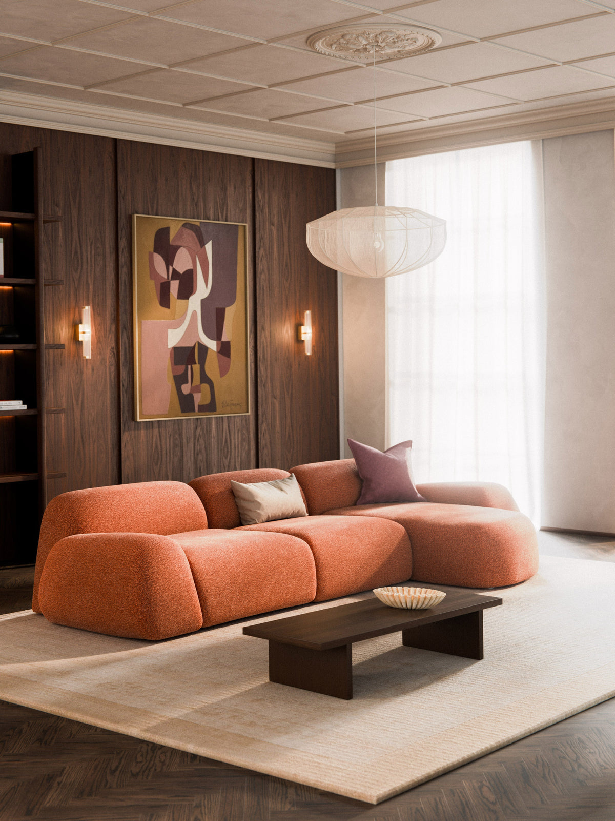 Wolskane Modular Teddy Corner Sofa (4-Seater)